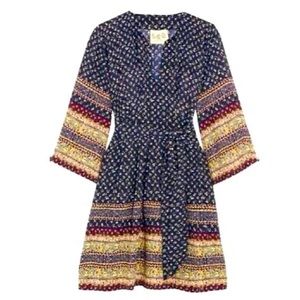 Sea New York Silk Kimono Mini Dress